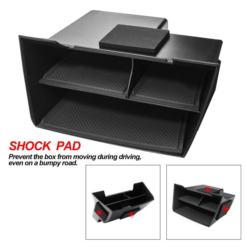 Thenice ثينيس لصندوق تخزين وحدة التحكم المركزية لسيارة سيفيك الجيل العاشر من هوندا، منظم بطاقات متوافق مع هوندا سيفيك 2016 2017 2018 2019 2020 2021 - Image 5